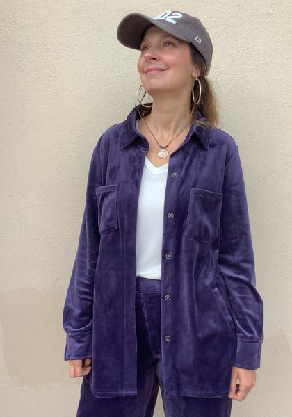 Midnight Plum Shacket