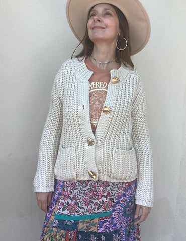 Alicia Handknit Cardigan