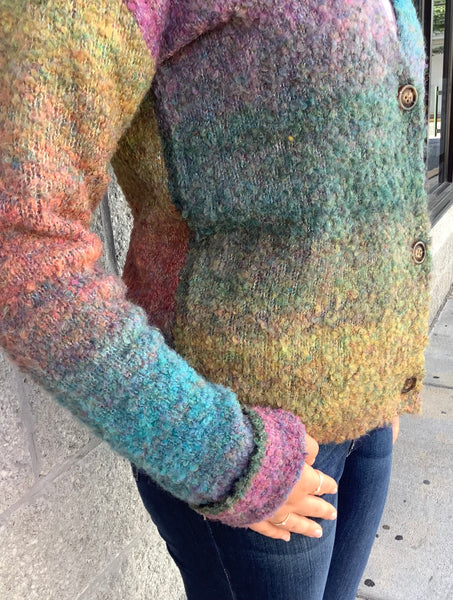 Ombré Cardigan Sweater