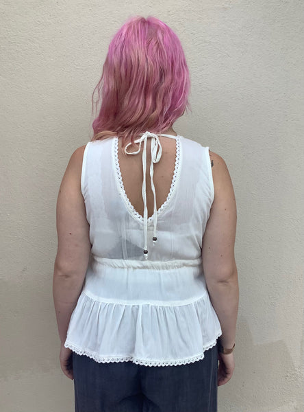 Celine Embroidered Tank
