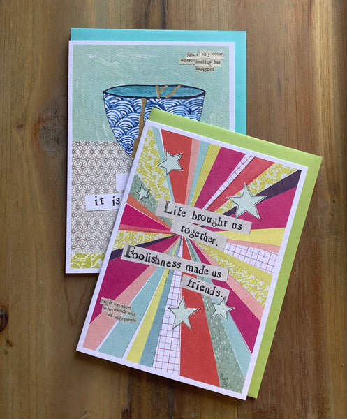 Curly Girl Rectangular Cards