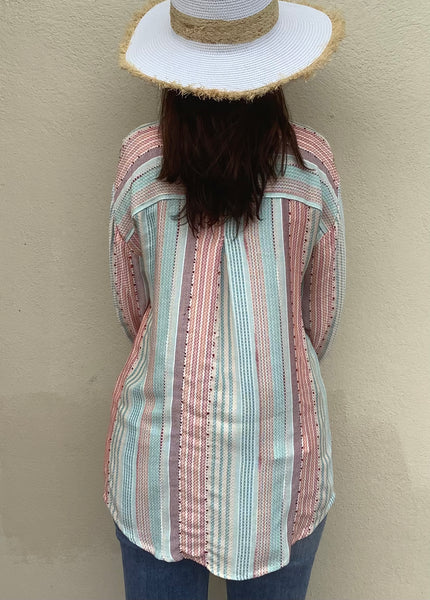 Cabana Striped Blouse