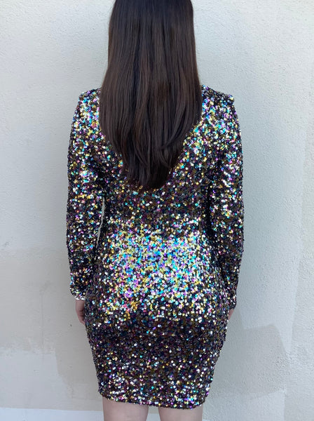 Confetti Sequin Dress