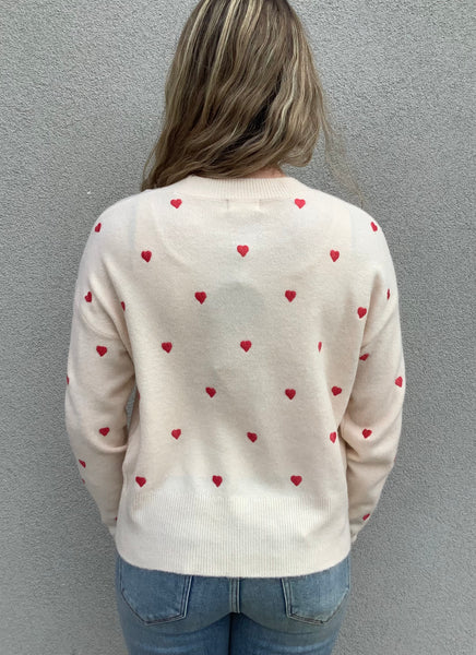 Vanilla Heart Sweater