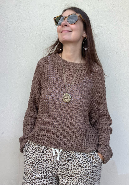 Mocha Waffle Sweater