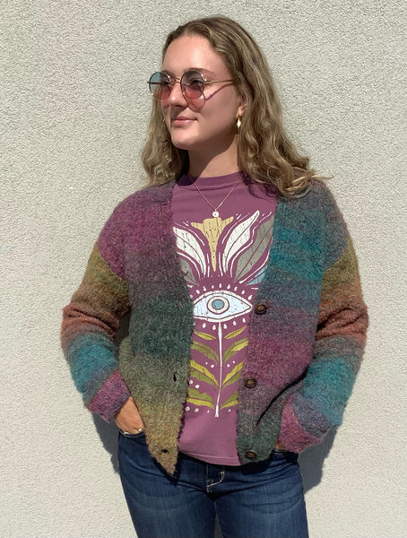 Ombré Cardigan Sweater