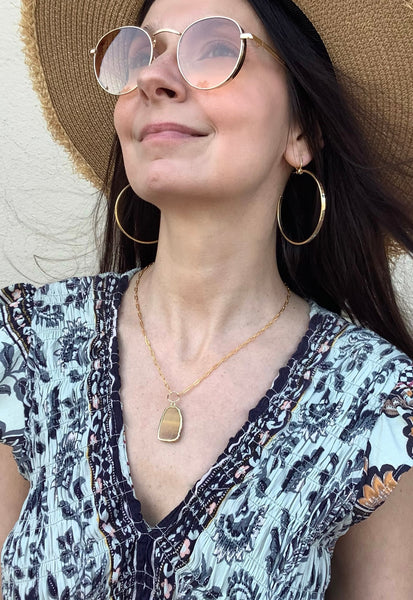 Tiger’s Eye Oval Necklace