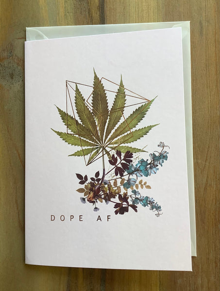 Hand-glittered or Foiled Greeting Cards