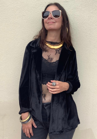 Chloe Velvet Blazer