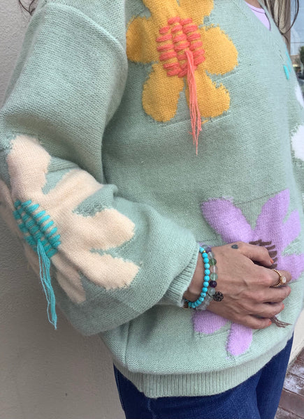 Flower Power Sweater