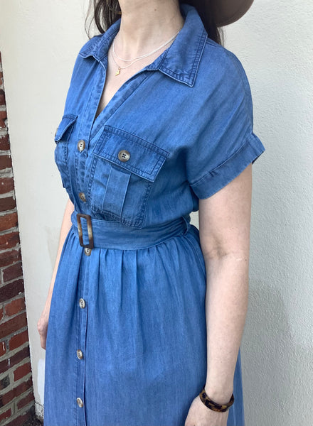Elena Denim Dress