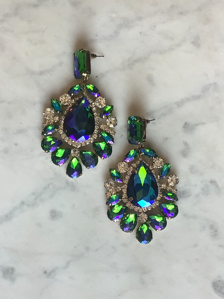 Audrey Rhinestone Earrings