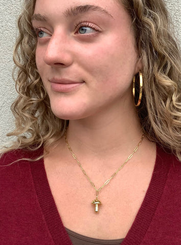 Fairy Mushroom Necklace