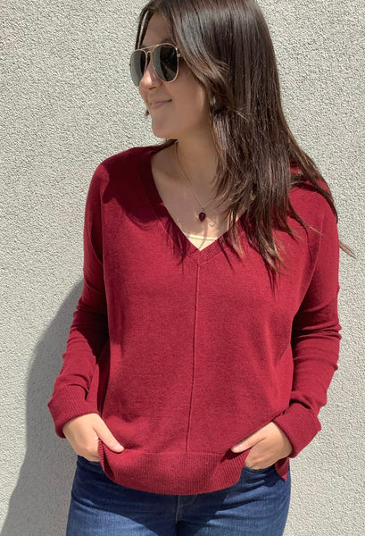 Everyday Crimson Sweater