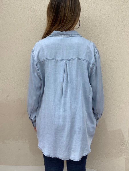 Claire Denim Blouse