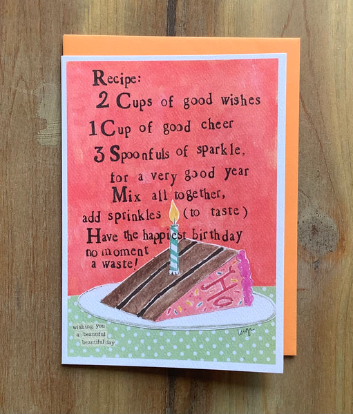 Curly Girl Rectangular Cards