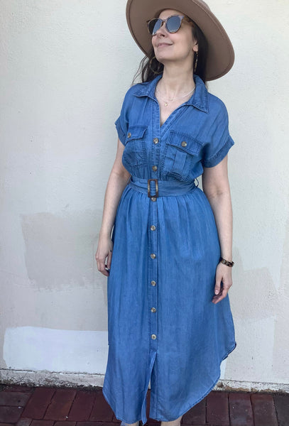 Elena Denim Dress