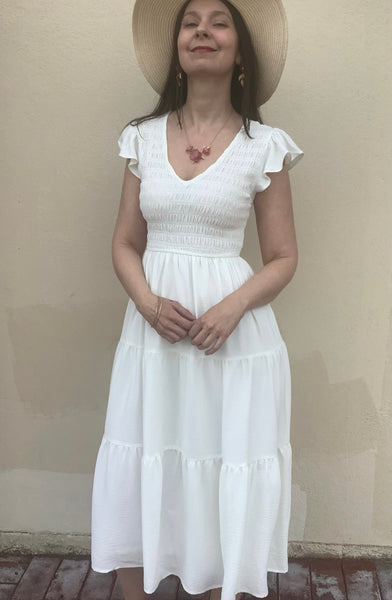 Margo Flounced Dress