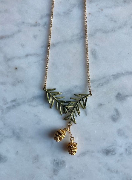 Pinecone Necklace