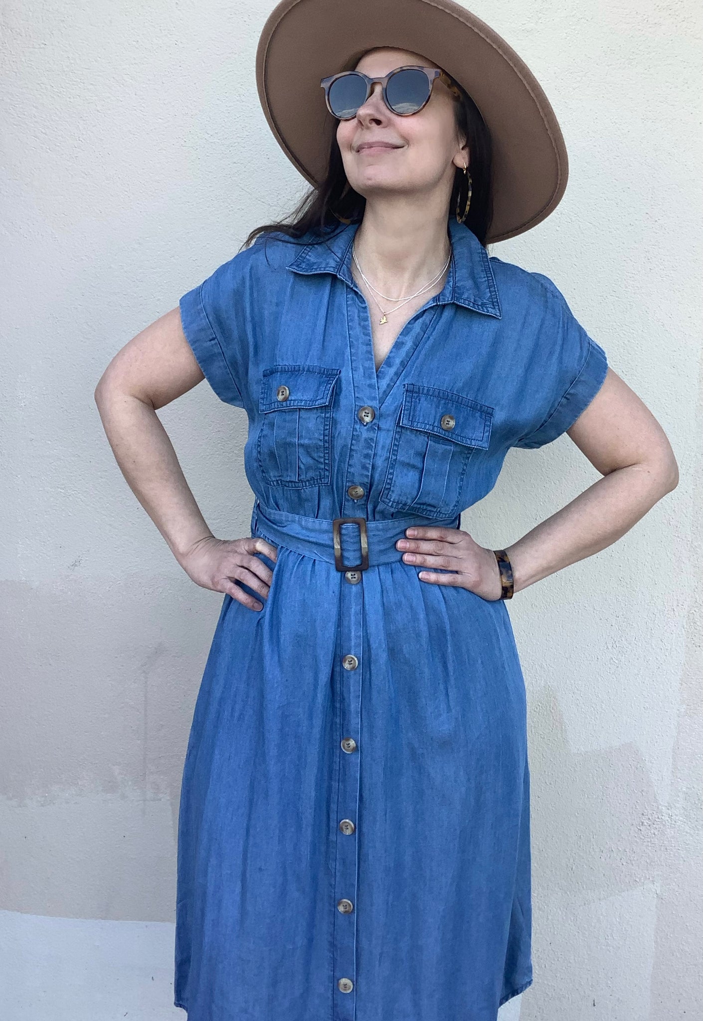 Elena Denim Dress