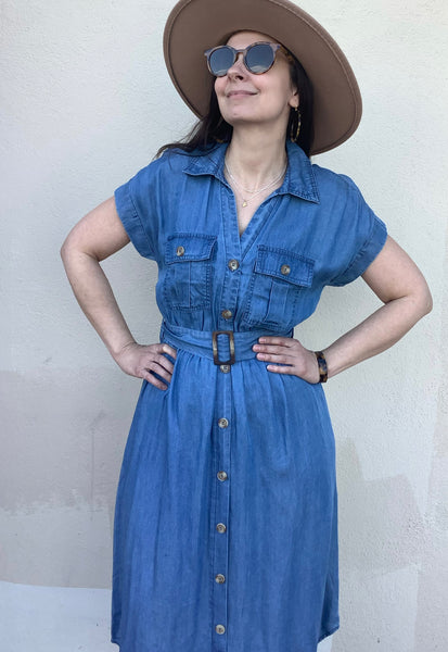 Elena Denim Dress