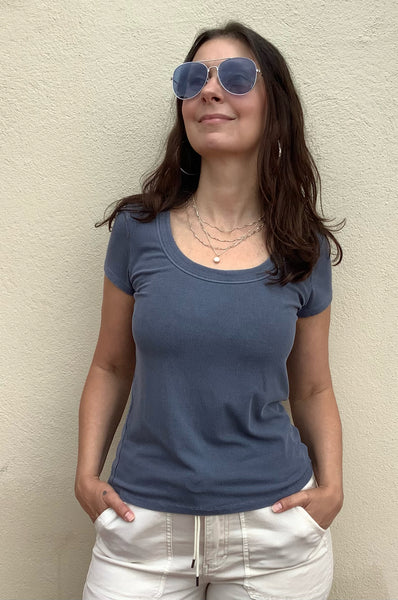 Indica Scooped-Neck Tee