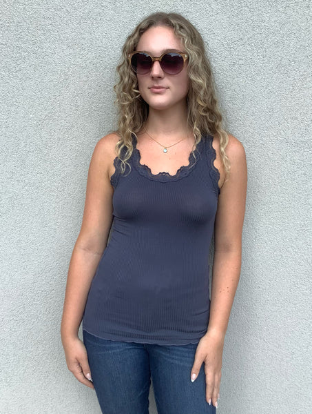 Midnight Lace Tank
