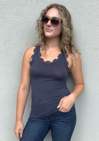Midnight Lace Tank