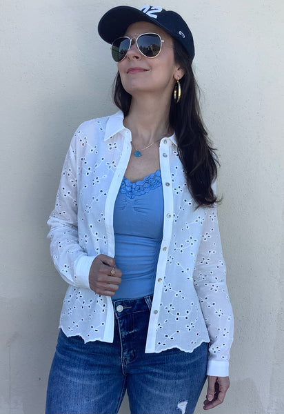 Arcadia Eyelet Blouse