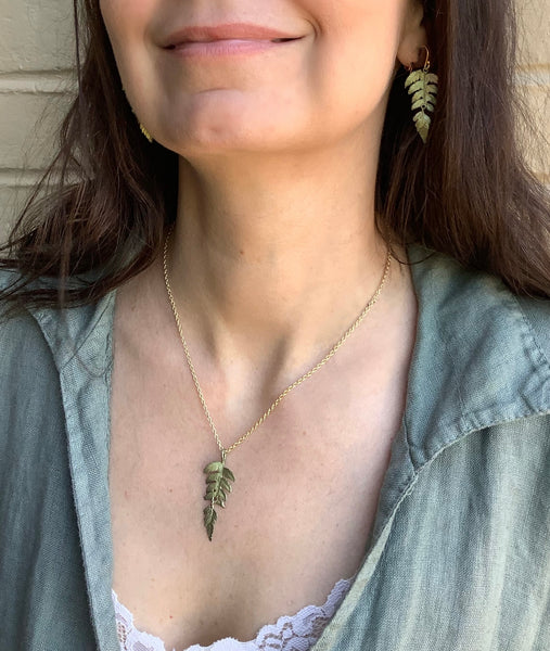 Fern Leaf Necklace