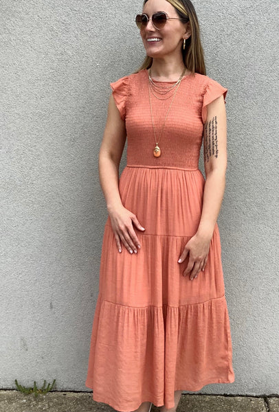 Feeling Peachy Dress