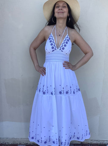 Athena Embroidery Dress