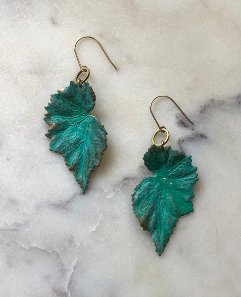 Begonia Leaf Earrings