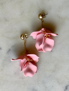 Rose Petal Earrings