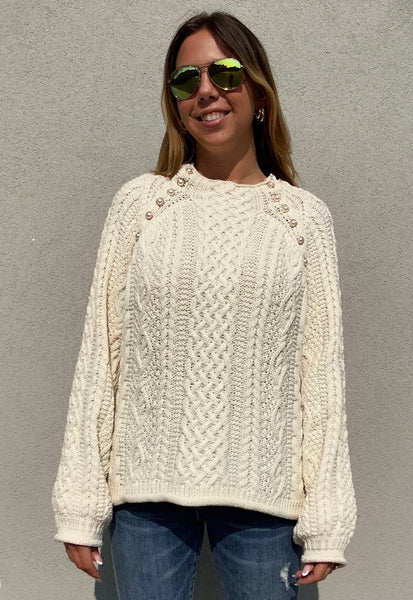Audrey Cabled Sweater