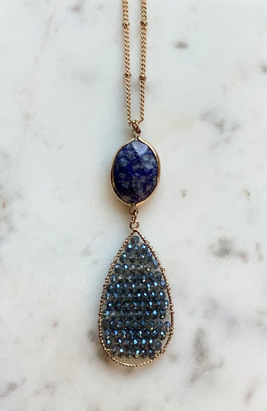 Seaside Teardrop Necklace