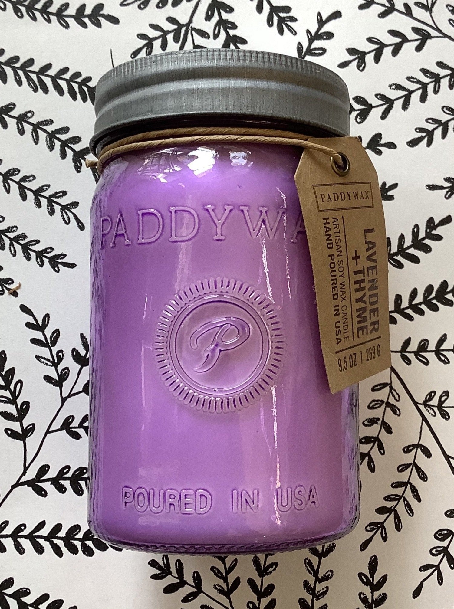 Lavender/Thyme Soy Candle