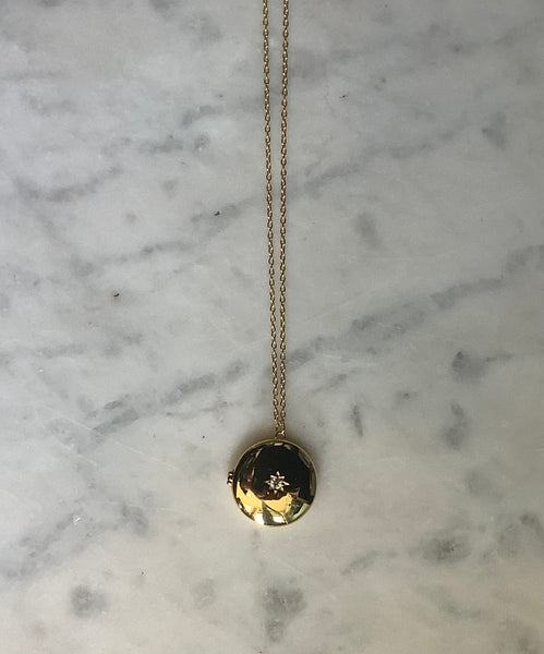 Signet Locket Necklace