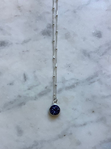 Druzy Eternity Necklace