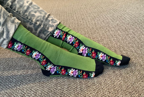 Nordic Floral Socks