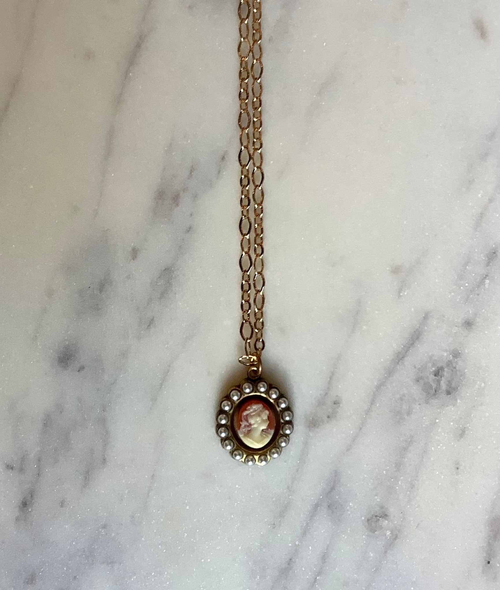 Claire Cameo Necklace