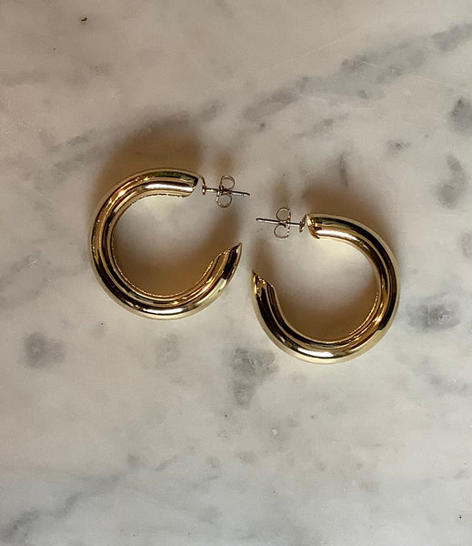 Deco Hoop Earrings