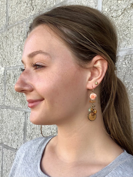 Rosette Medley Earrings