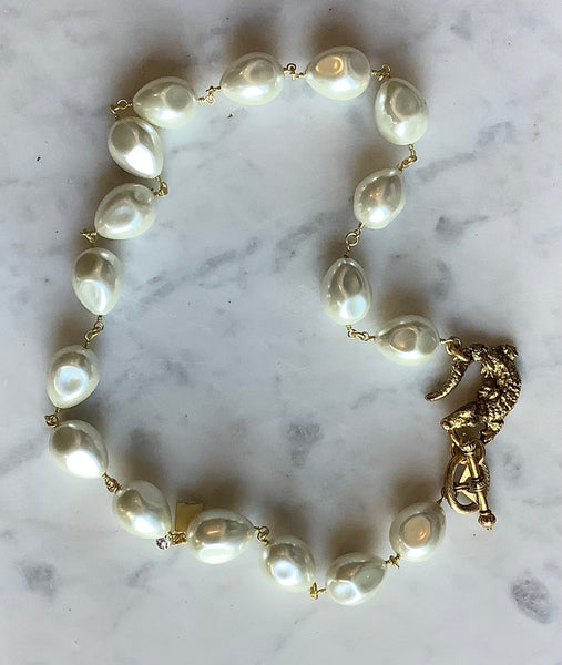 Gator Pearl Necklace