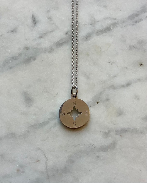 SOLD OUT. Compass Necklace