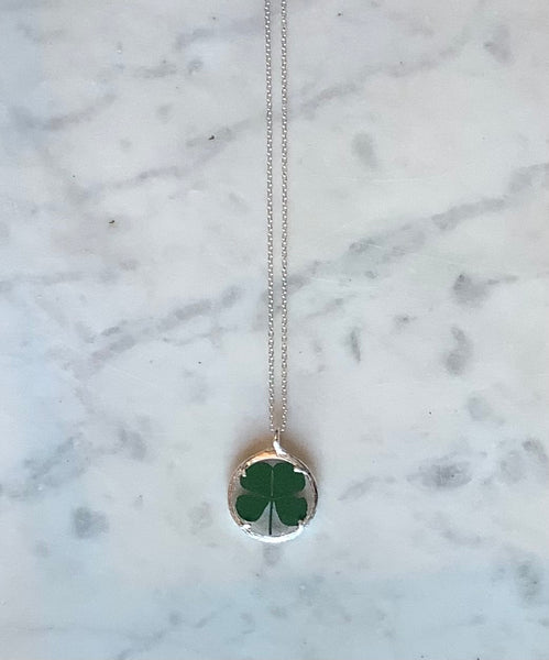 Clover Locket Necklace