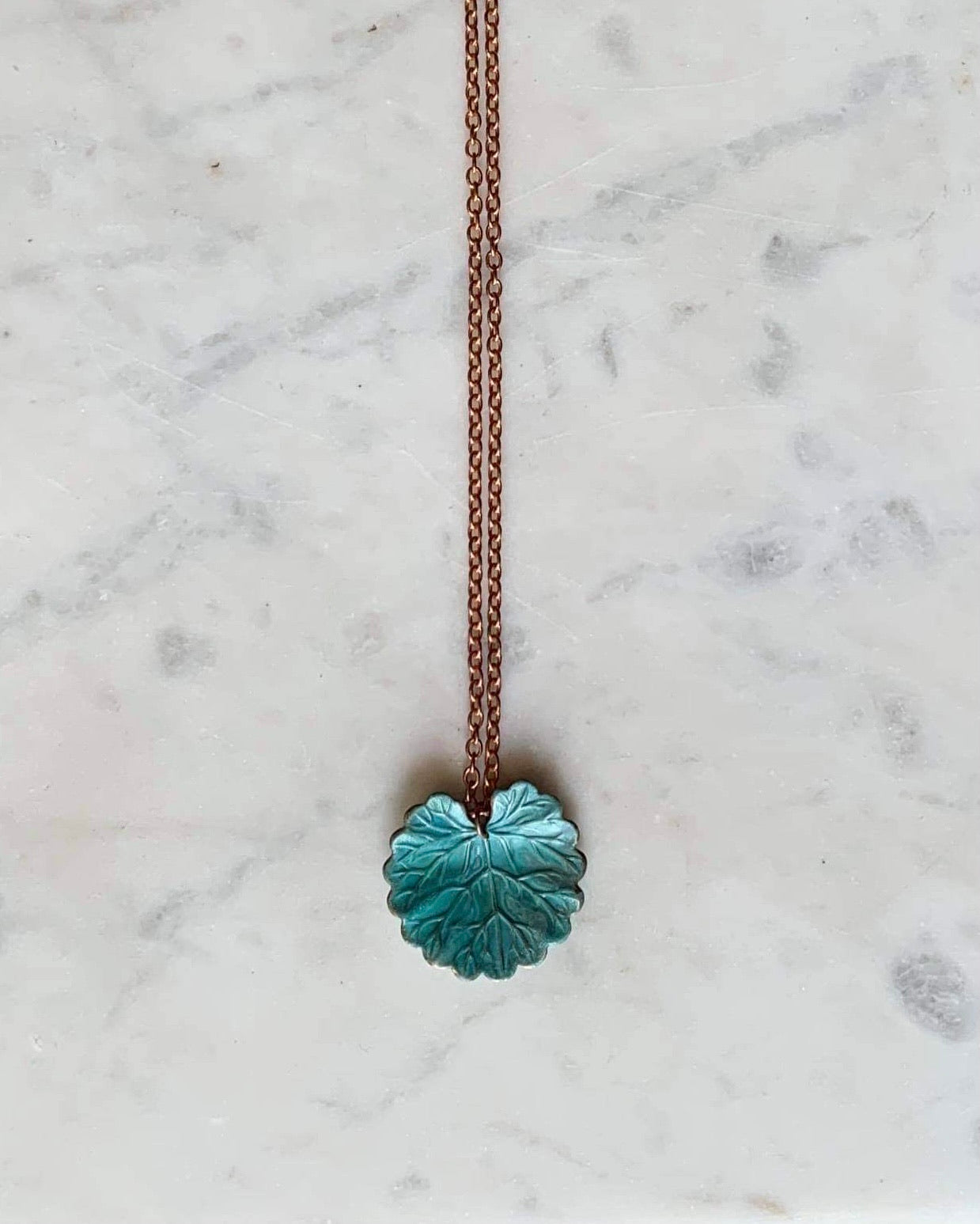 Begonia Leaf Necklace