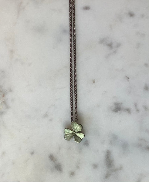 SOLD OUT. Tiny Clover Necklace