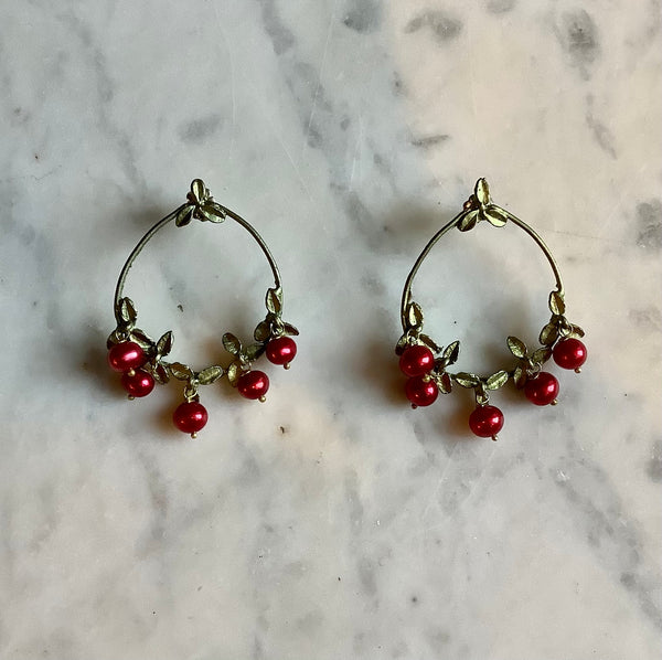 Cranberry Earrings