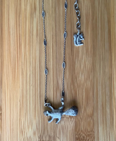 Flying Squirrel Pendant Necklace